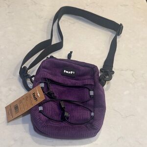 HUF Purple Corduroy Belt Bag